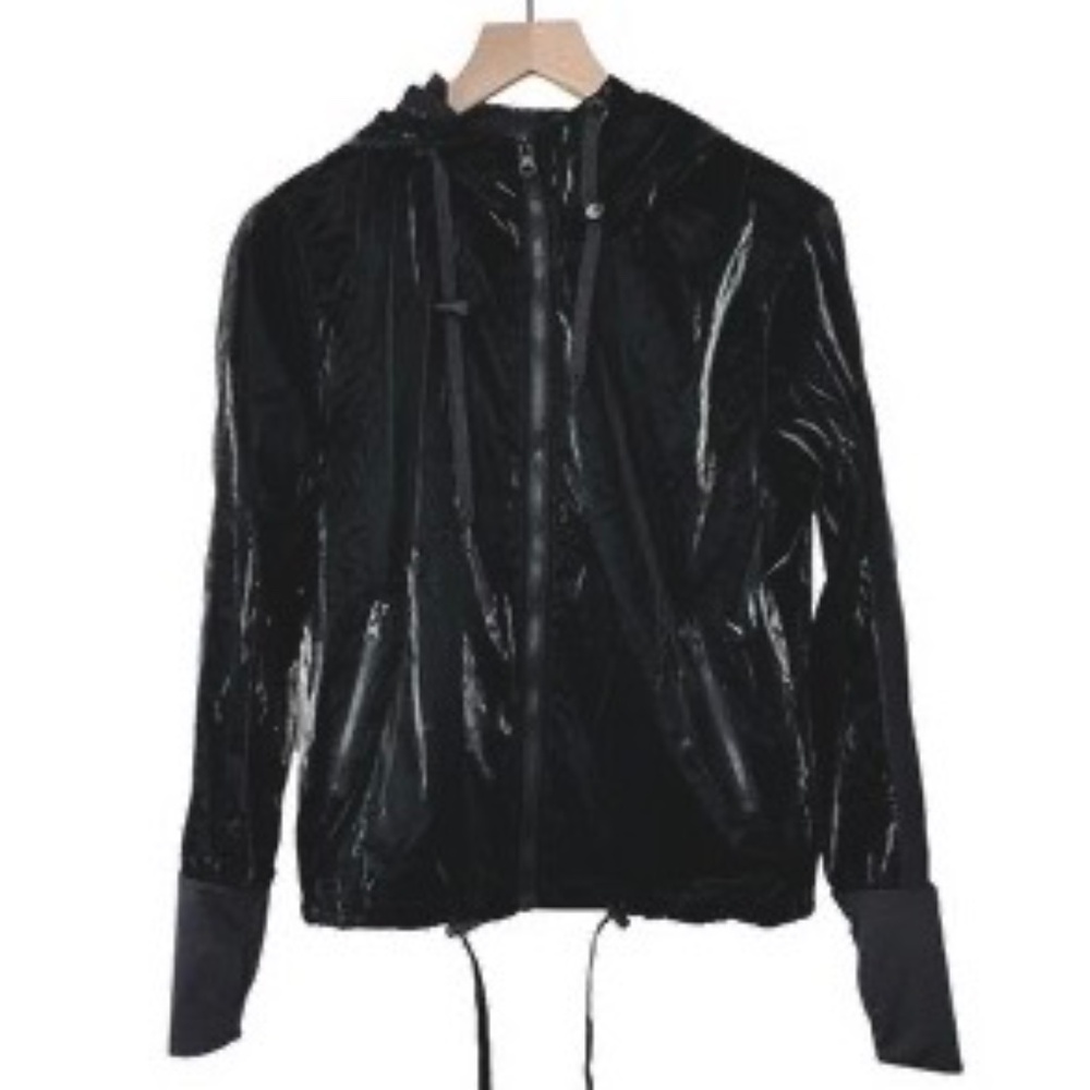 Zyia Active Midnight Gloss Bomber Jacket